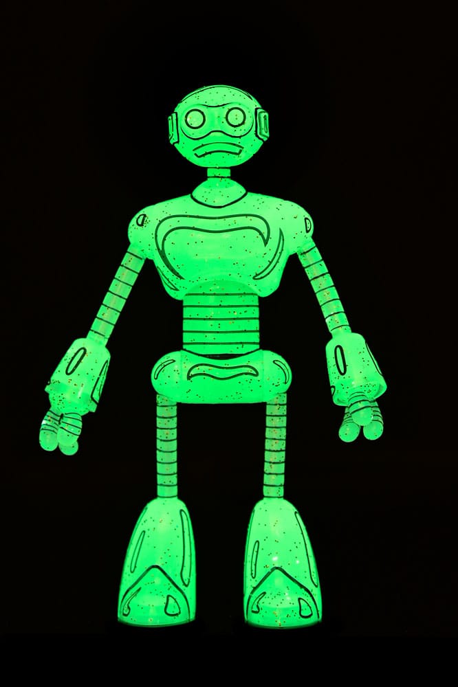 Teenage Mutant Ninja Turtles (Mirage Comics) Actionfigur Transmat Fugitoid GID 18 cm
