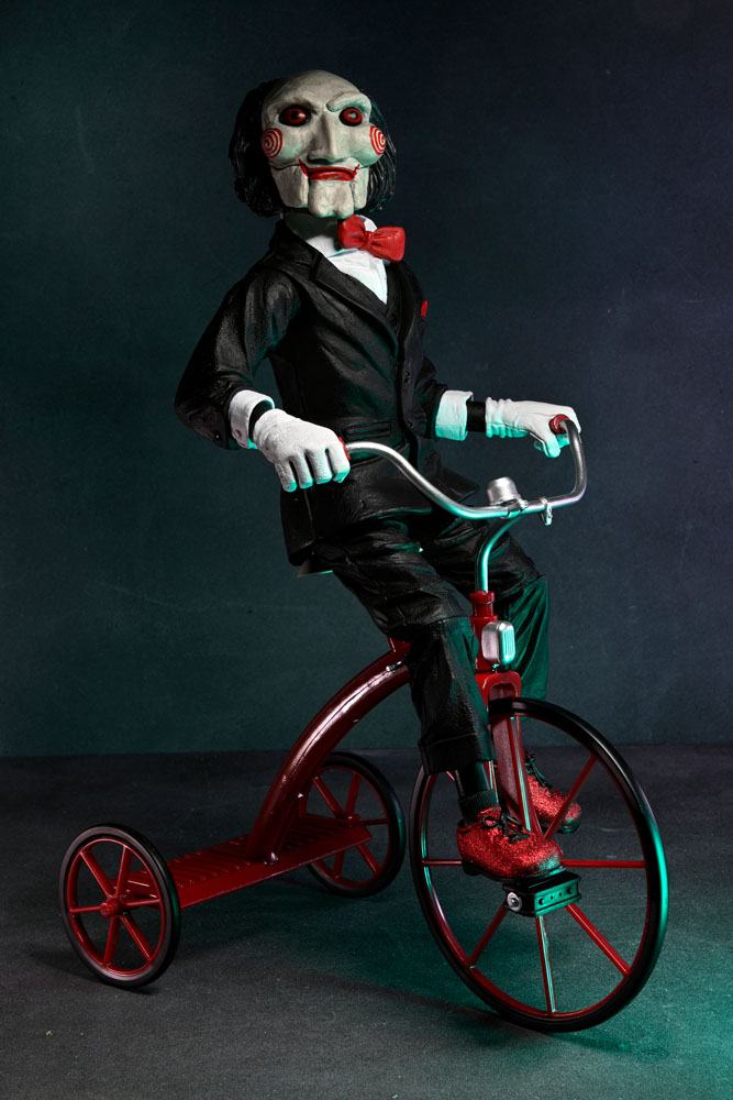 Saw Actionfigur mit Sound Billy mit Dreirad 30 cm