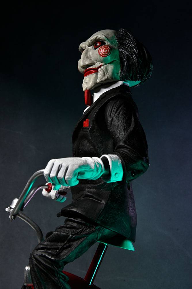 Saw Actionfigur mit Sound Billy mit Dreirad 30 cm