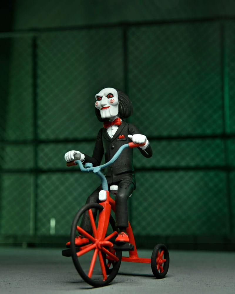 Saw Toony Terrors Actionfigur Jigsaw Killer with Billy and Tricycle Boxed Set 15 cm