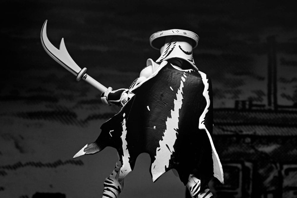 Teenage Mutant Ninja Turtles Actionfigur Elite Foot Ninja Guard Black & White 18 cm