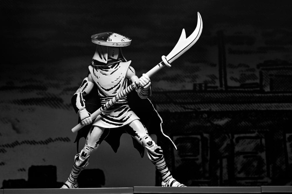 Teenage Mutant Ninja Turtles Actionfigur Elite Foot Ninja Guard Black & White 18 cm