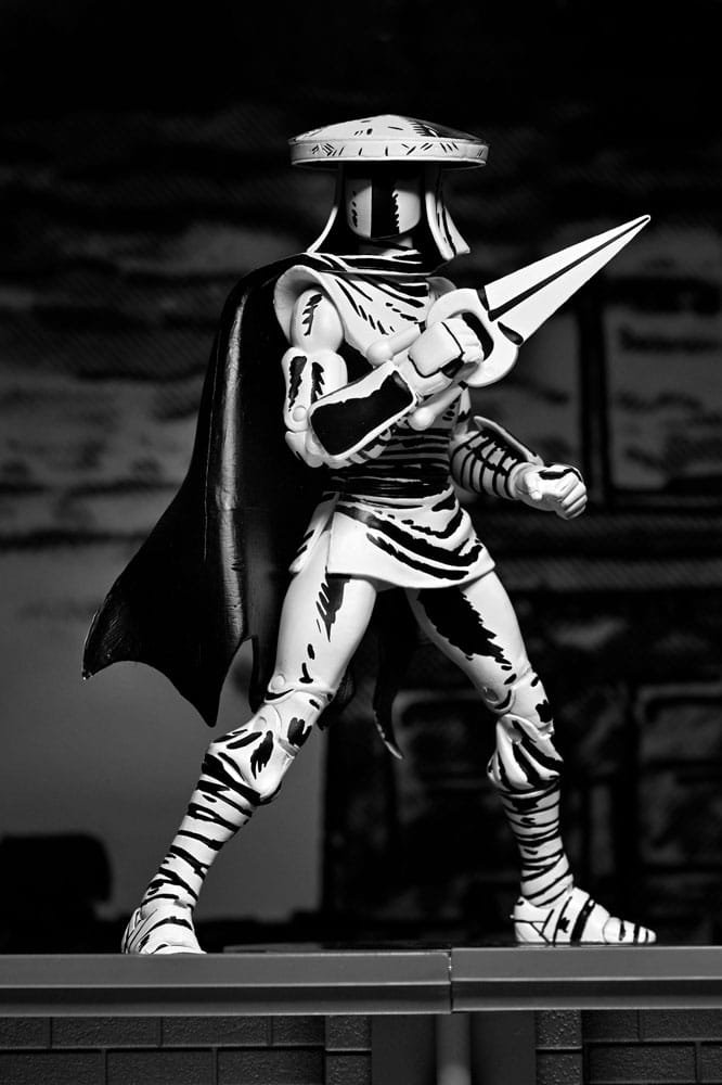 Teenage Mutant Ninja Turtles Actionfigur Elite Foot Ninja Guard Black & White 18 cm