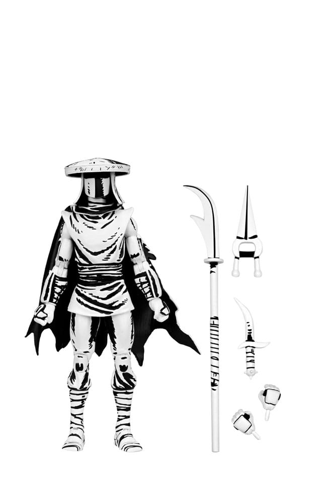 Teenage Mutant Ninja Turtles Actionfigur Elite Foot Ninja Guard Black & White 18 cm