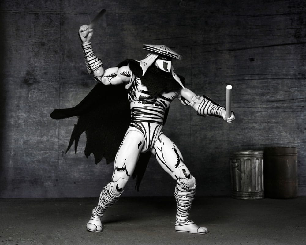 Teenage Mutant Ninja Turtles Actionfigur Foot Assassin Black and White 18 cm