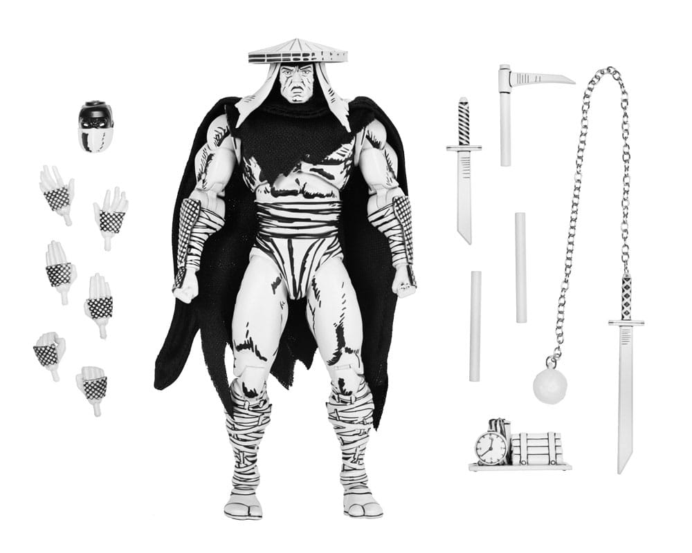 Teenage Mutant Ninja Turtles Actionfigur Foot Assassin Black and White 18 cm