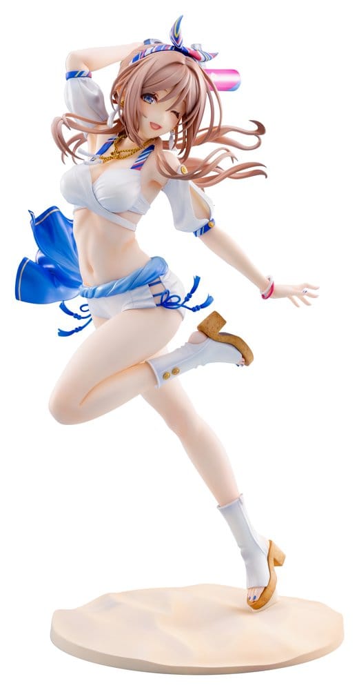 The Idolmaster Gakuen PVC Figur 1/7 Himesaki Rinami Kimi to Semi Blue Ver. With Bonus 27 cm