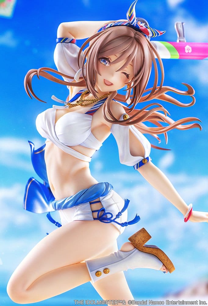 The Idolmaster Gakuen PVC Figur 1/7 Himesaki Rinami Kimi to Semi Blue Ver. With Bonus 27 cm