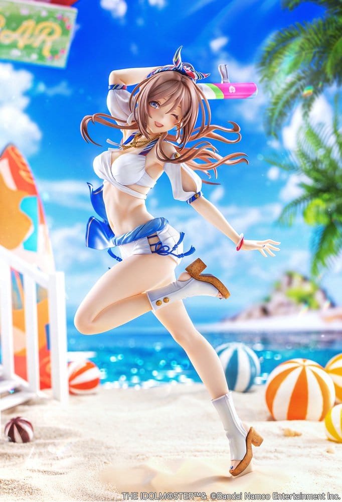 The Idolmaster Gakuen PVC Figur 1/7 Himesaki Rinami Kimi to Semi Blue Ver. With Bonus 27 cm