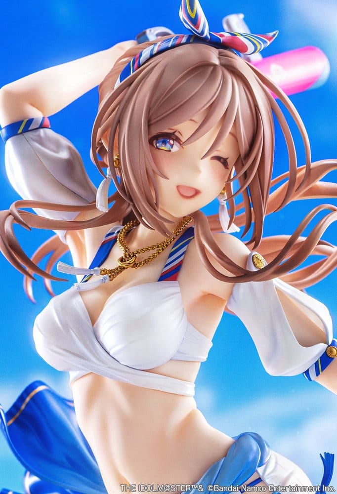 The Idolmaster Gakuen PVC Figur 1/7 Himesaki Rinami Kimi to Semi Blue Ver. With Bonus 27 cm