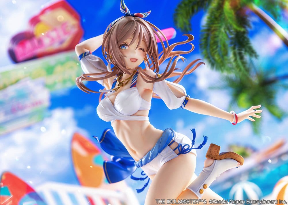 The Idolmaster Gakuen PVC Figur 1/7 Himesaki Rinami Kimi to Semi Blue Ver. With Bonus 27 cm