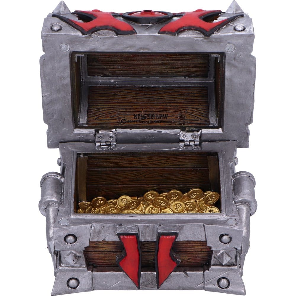 World of Warcraft Aufbewahrungsbox Treasure Chest Horde War 11 cm