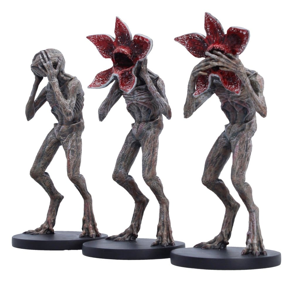 Stranger Things Figur Three Wise Demogorgons 16 cm