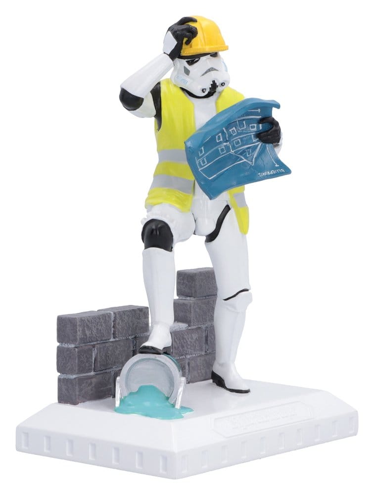 Original Stormtrooper Figur Hit a Brick Wall 18 cm