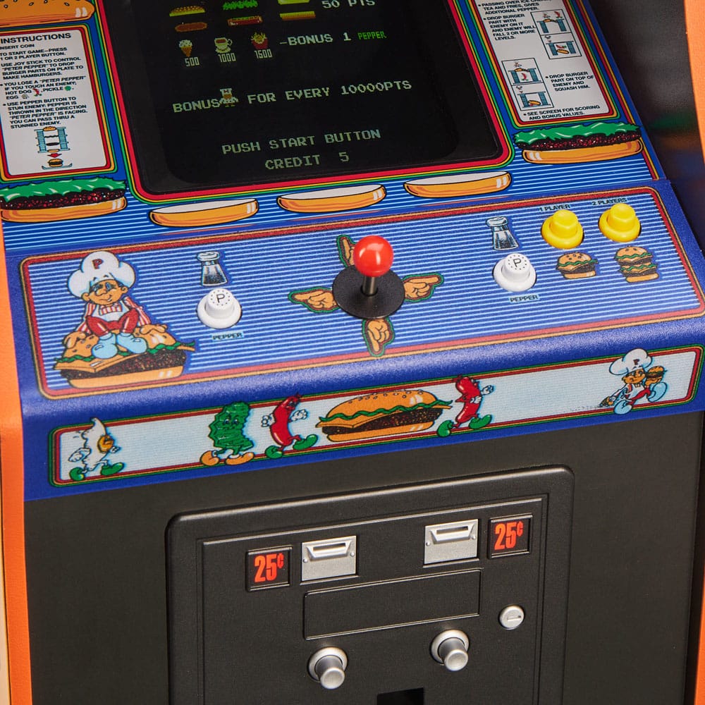 Burger Time Quarter Arcade Machine 44 cm       