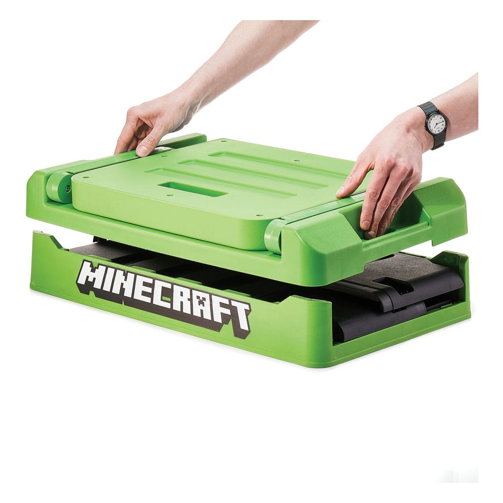 Minecraft Aufbewahrungsbox mit ausklapbarem Stuhl  