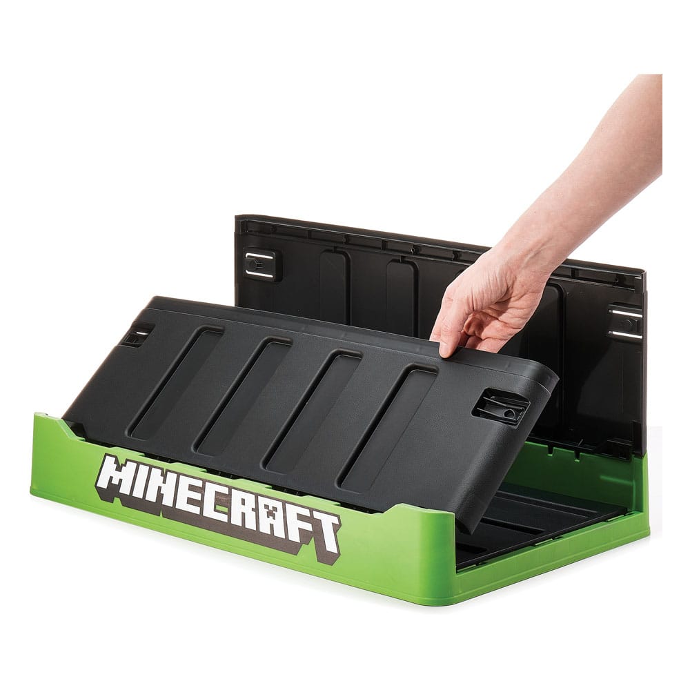 Minecraft Aufbewahrungsbox mit ausklapbarem Stuhl  