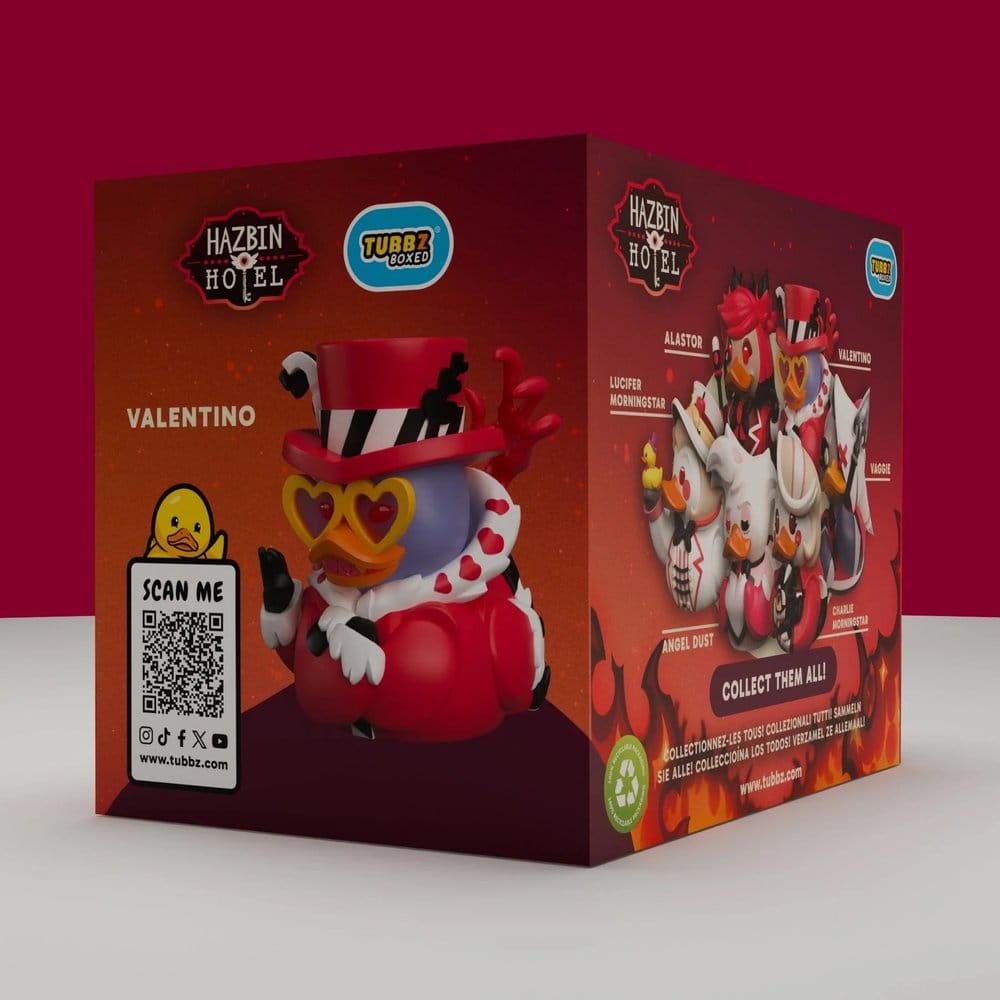 Hazbin Hotel Tubbz PVC Figur Valentino Boxed Edition 10 cm                  