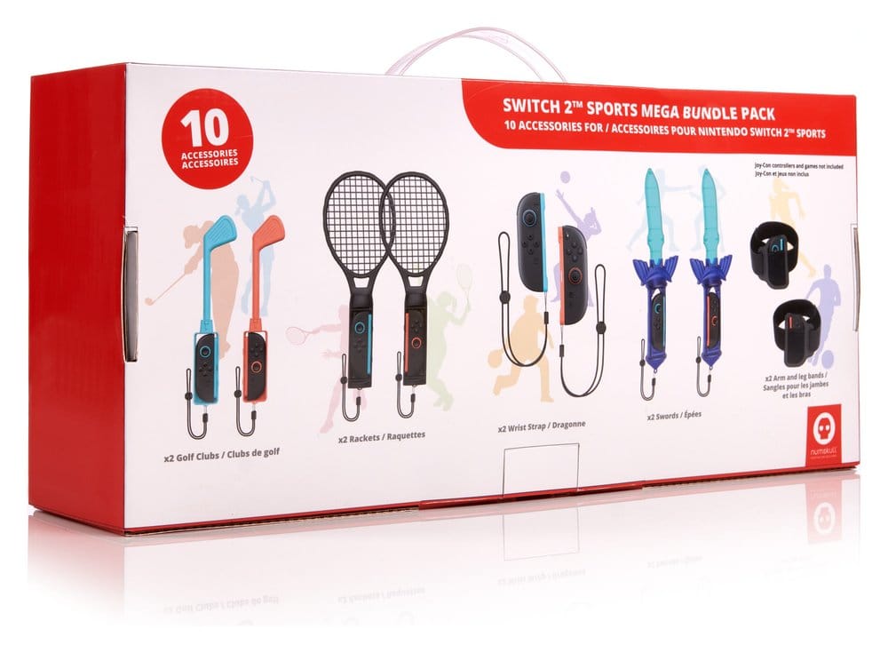 Nintendo Switch 2 Zubehör-Set Sports Pack 10-in-1