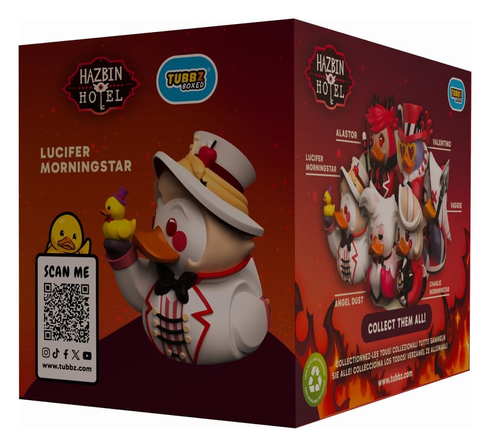 Hazbin Hotel Tubbz PVC Figur Lucifer Morningstar Boxed Edition 10 cm                 