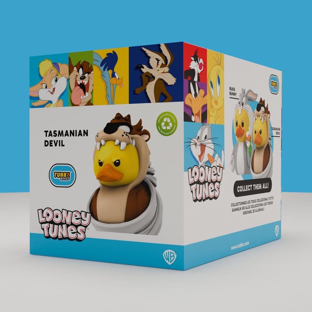 Looney Tunes Tubbz PVC Figur Taz der tasmanische Teufel Boxed Edition 10 cm   