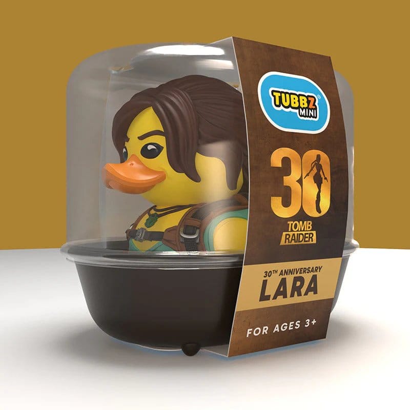 Tomb Raider Tubbz Mini PVC Figur Lara (30th Anniversary) 5 cm       