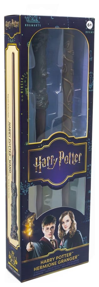 Harry Potter Roleplay-Replik Zauberstäbe 2er-Pack Harry Potter & Hermione Granger 31 cm