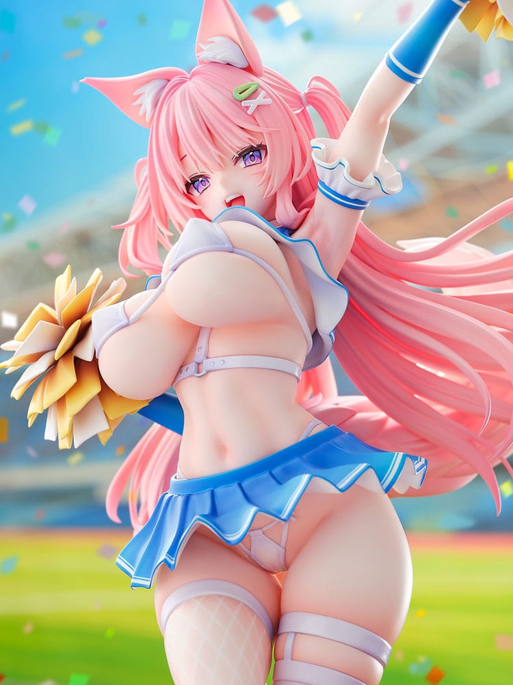 Original Character Statue 1/5 Kemomimi Cheer Girl illustration by Yatanuki Kei 35 cm     