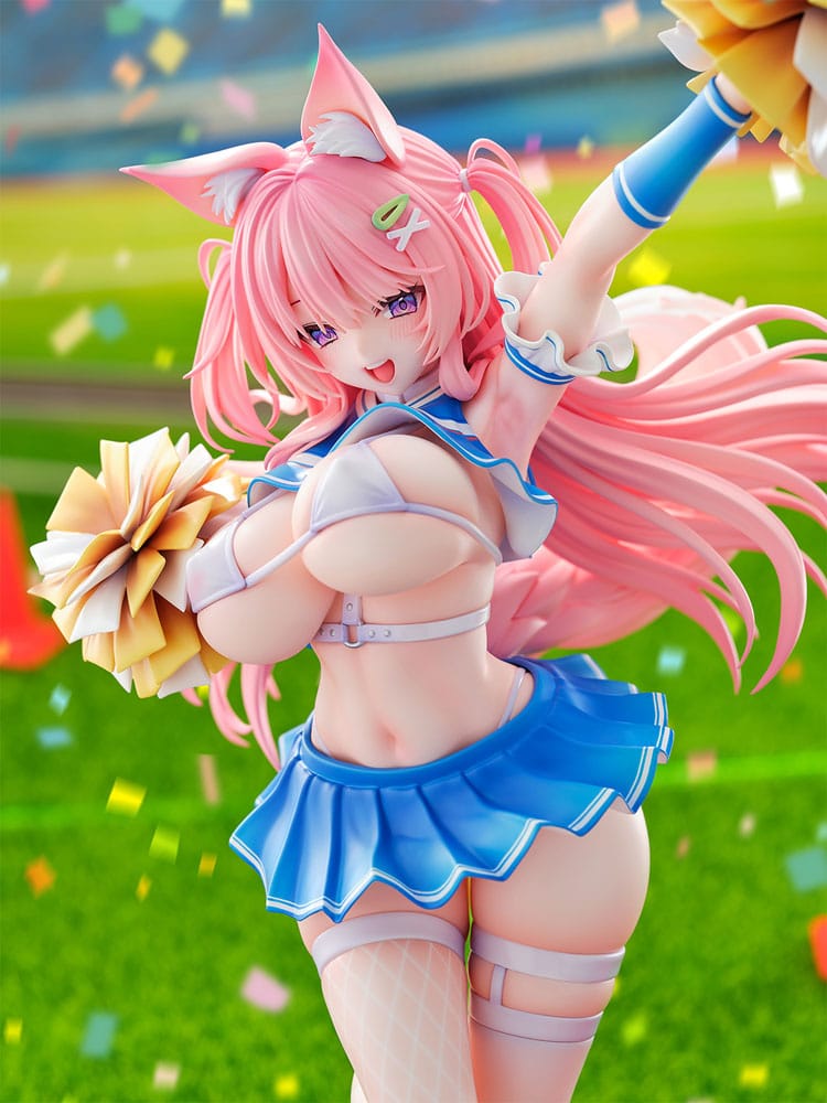 Original Character Statue 1/5 Kemomimi Cheer Girl illustration by Yatanuki Kei 35 cm     