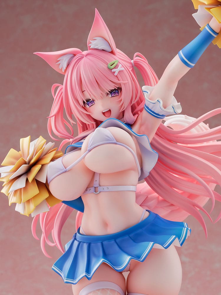 Original Character Statue 1/5 Kemomimi Cheer Girl illustration by Yatanuki Kei 35 cm     