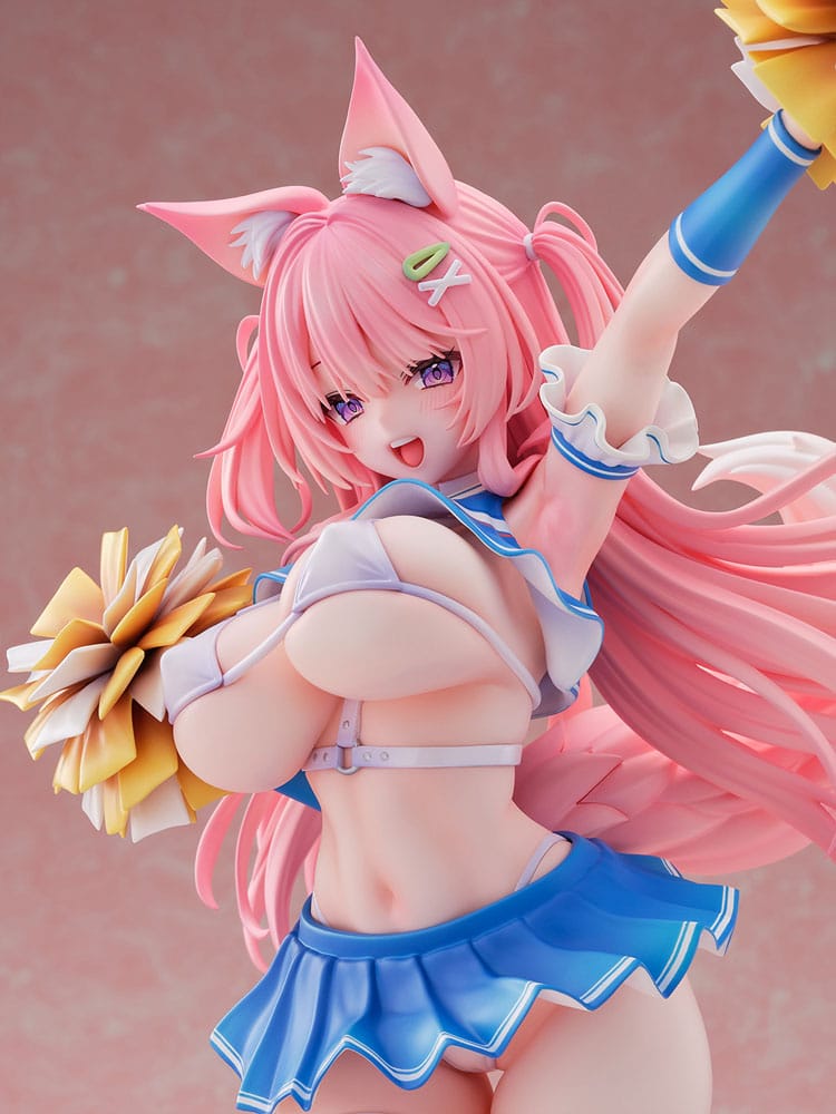 Original Character Statue 1/5 Kemomimi Cheer Girl illustration by Yatanuki Kei 35 cm     