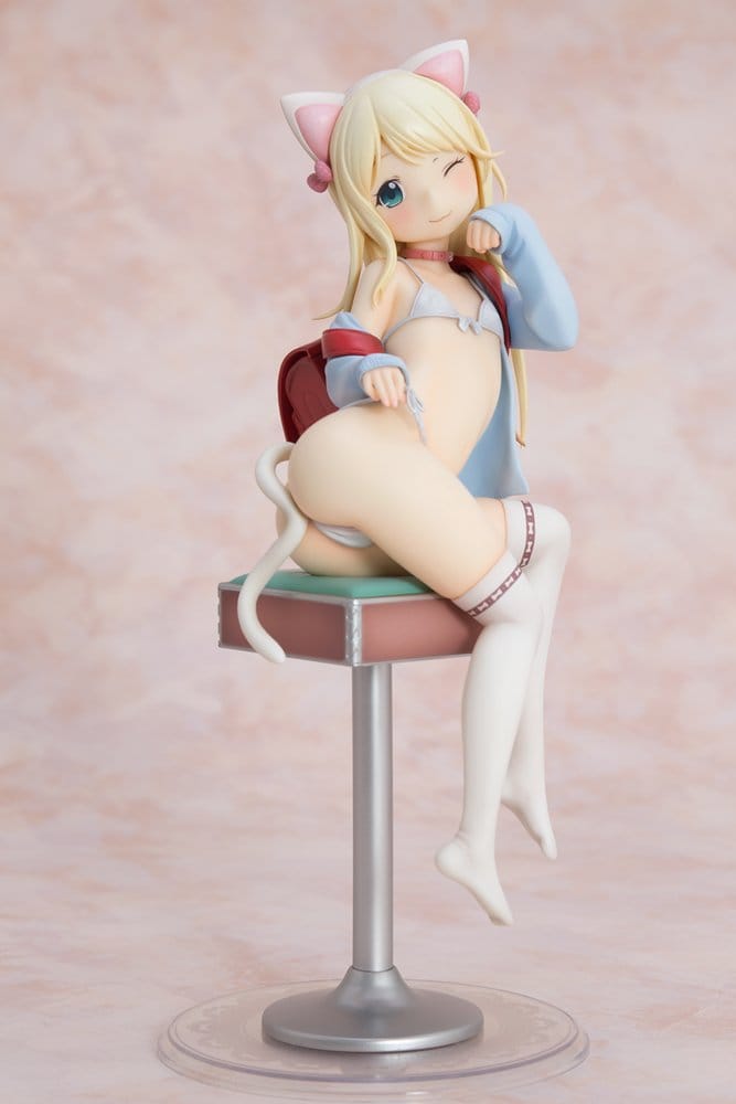 Hatsukoi Ribbon PVC Figur 1/6 Yuu White cat Ver. 25 cm