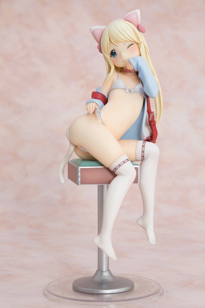 Hatsukoi Ribbon PVC Figur 1/6 Yuu White cat Ver. 25 cm