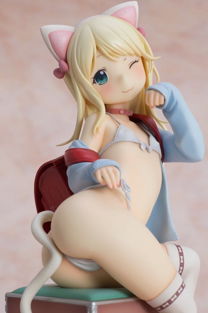 Hatsukoi Ribbon PVC Figur 1/6 Yuu White cat Ver. 25 cm
