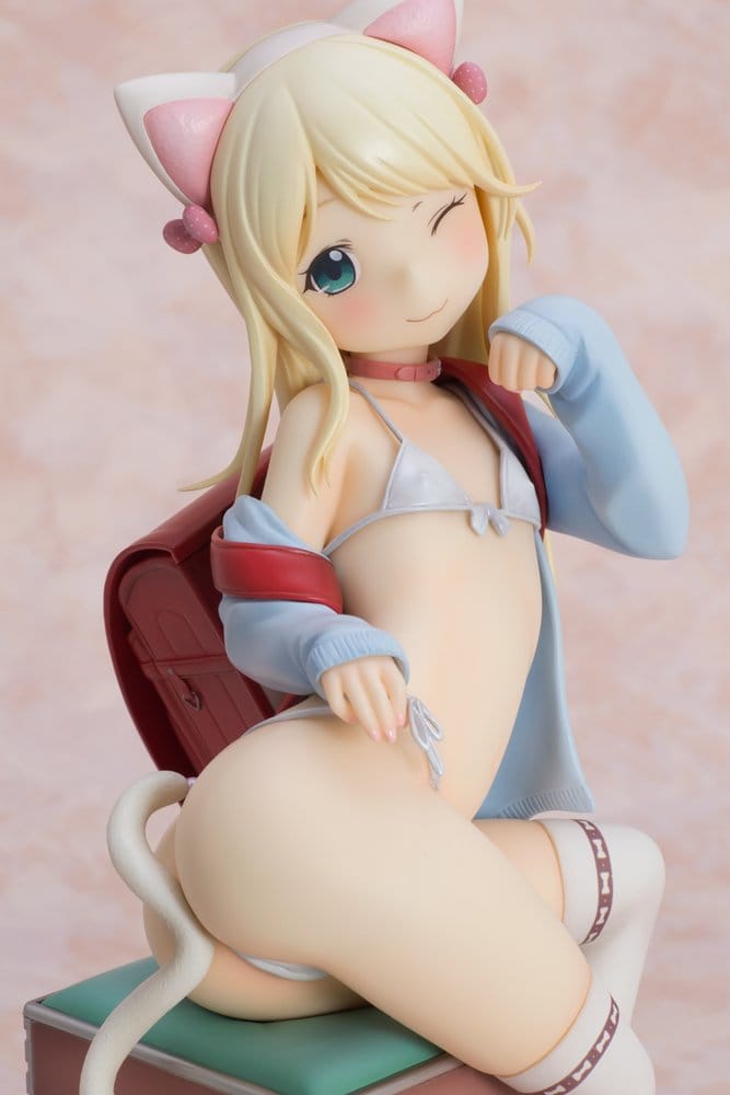 Hatsukoi Ribbon PVC Figur 1/6 Yuu White cat Ver. 25 cm