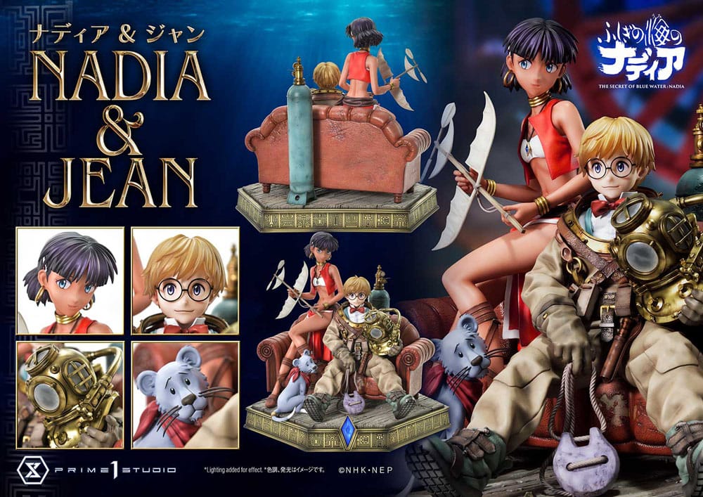 Nadia: The Secret of Blue Water Concept Masterline Series Statue 1/6 Nadia & Jean 35 cm      