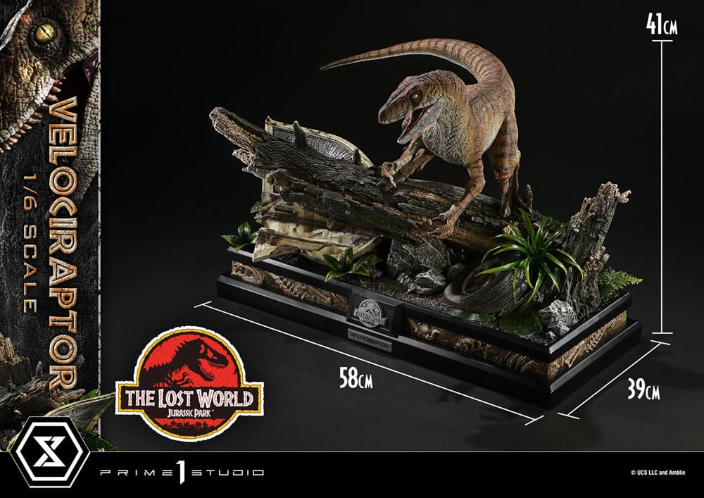 Jurassic Park II Legacy Museum Collection Statue 1/6 Velociraptor 41 cm 