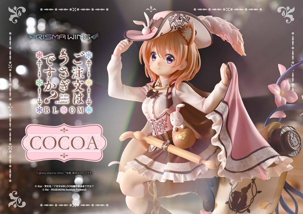 Is the Order a Rabbit? Bloom Prisma Wing PVC Statue 1/7 Cocoa 21 cm     