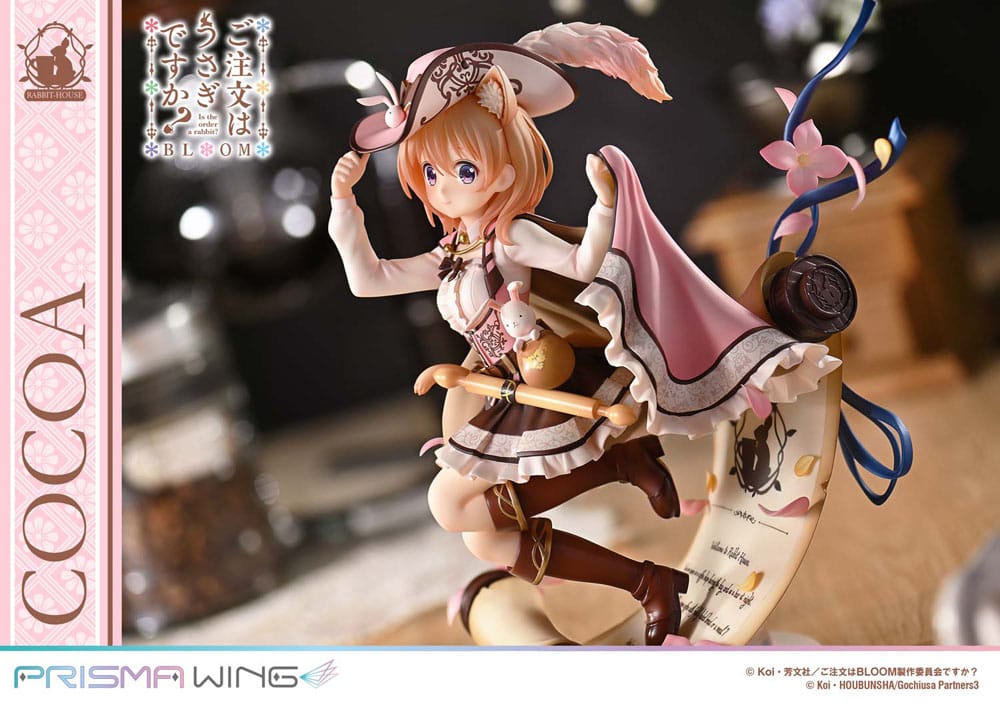 Is the Order a Rabbit? Bloom Prisma Wing PVC Statue 1/7 Cocoa 21 cm     
