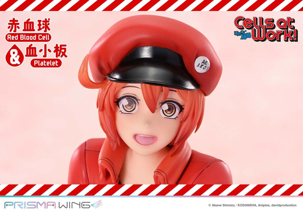 Cells at Work Prisma Wing PVC Statue Red Blood Cell & Platelet  26 cm  