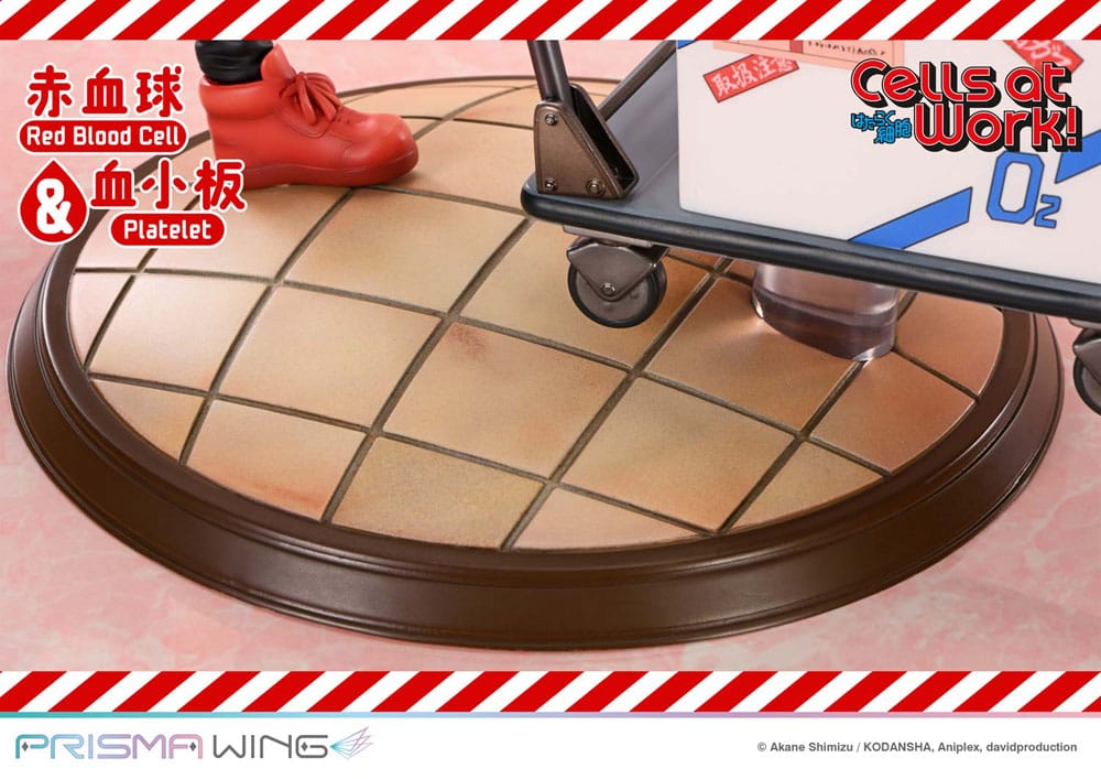 Cells at Work Prisma Wing PVC Statue Red Blood Cell & Platelet  26 cm  