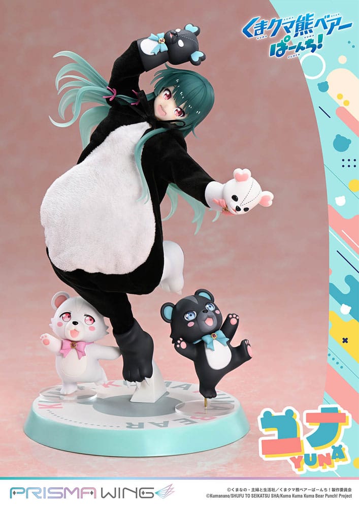Kuma Kuma Kuma Bear Punch! Prisma Wing PVC Statue 1/7 Yuna 28 cm   
