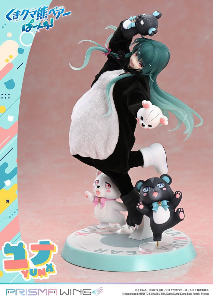 Kuma Kuma Kuma Bear Punch! Prisma Wing PVC Statue 1/7 Yuna 28 cm   