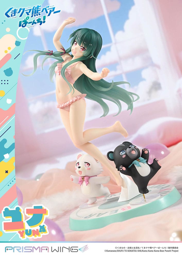 Kuma Kuma Kuma Bear Punch! Prisma Wing PVC Statue 1/7 Yuna 28 cm   