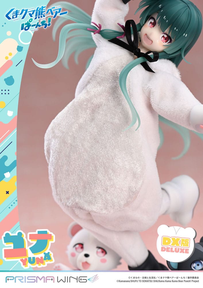 Kuma Kuma Kuma Bear Punch! Prisma Wing PVC Statue 1/7 Yuna Deluxe Version 28 cm  