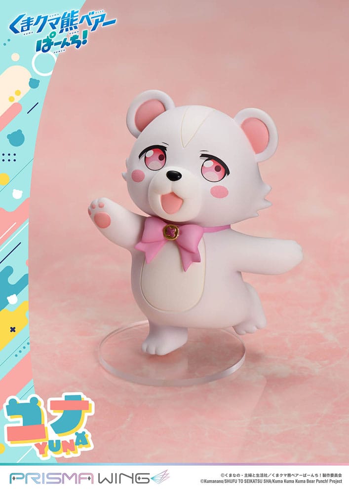 Kuma Kuma Kuma Bear Punch! Prisma Wing PVC Statue 1/7 Yuna Deluxe Version 28 cm  