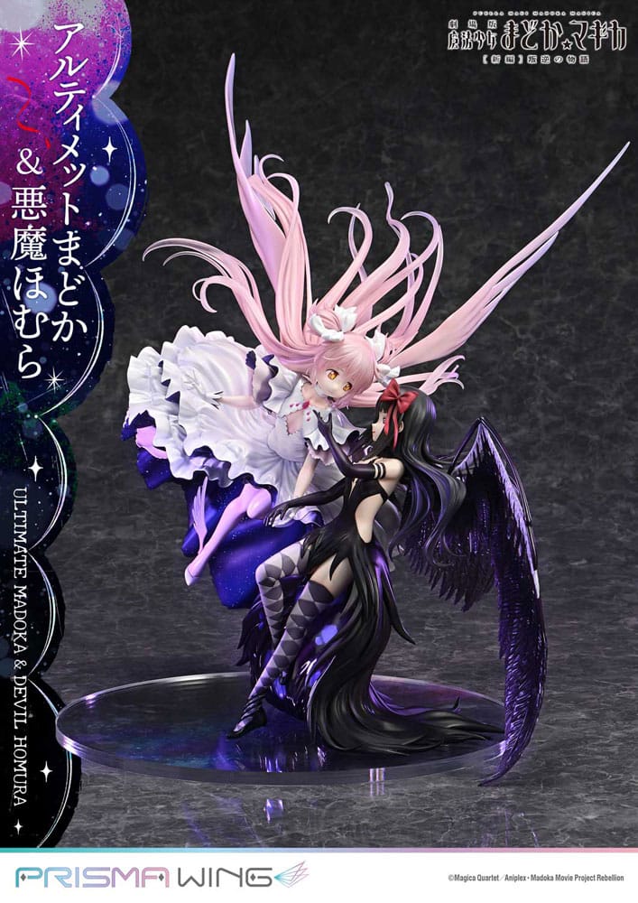 Puella Magi Madoka Magica The Movie Rebellion Prisma Wing PVC Statue 1/7 Ultimate Madoka & Devil Homura 43 cm 