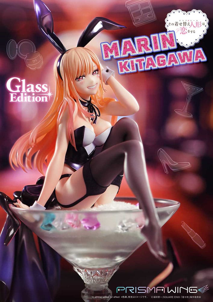 My Dress-Up Darling Prisma Wing PVC Statue 1/7 Marin Kitagawa Glass Edition 29 cm      