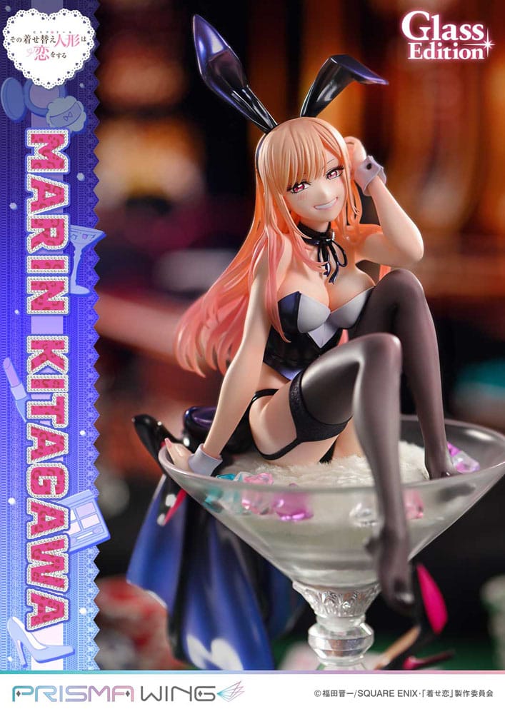 My Dress-Up Darling Prisma Wing PVC Statue 1/7 Marin Kitagawa Glass Edition 29 cm      