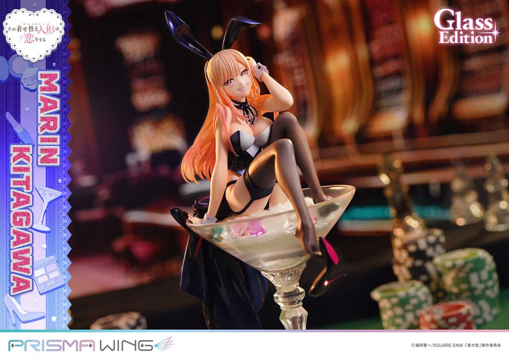 My Dress-Up Darling Prisma Wing PVC Statue 1/7 Marin Kitagawa Glass Edition 29 cm      